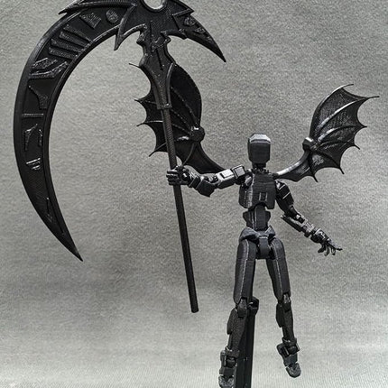 T13 Action Figure Set - Assembly Completed Titan 13 Robot, 3D Printed Dummy 13, Lucky 13 for Collectors Desktop Decorations