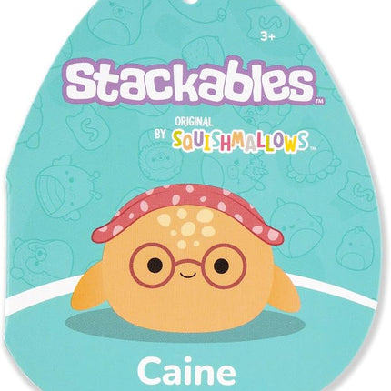 Squishmallows Original 12in Caine The Orange Leatherback Turtle with Glasses – Official Jazwares Plush (Medium-Sized)