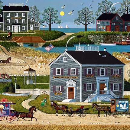 Buffalo Games - Charles Wysocki - The Whippersnappers of Cape Cod - 1000 Piece Jigsaw Puzzle for Adults -Challenging Puzzle Perfect for Game Nights - Finished Size is 26.75 x 19.75
