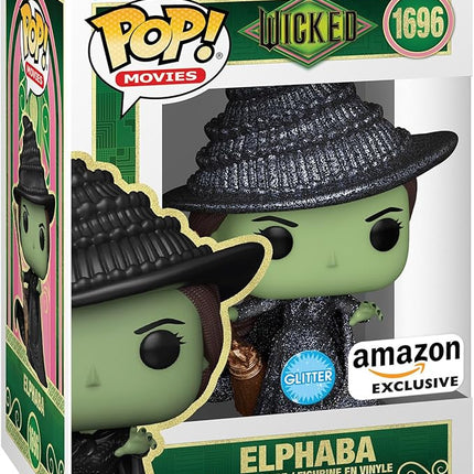 Funko POP Movies: Wicked - Elphaba - Glitter - Collectable Vinyl Figure - Gift Idea - Official Merchandise - for Kids & Adults - Movies Fans - Model Figure for Collectors