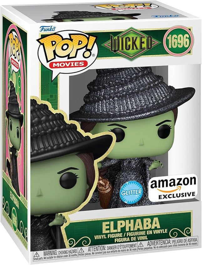 Funko POP Movies: Wicked - Elphaba - Glitter - Collectable Vinyl Figure - Gift Idea - Official Merchandise - for Kids & Adults - Movies Fans - Model Figure for Collectors