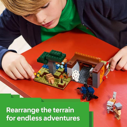 LEGO Minecraft The Armadillo Mine Expedition Toy Figures and Playset - Building Minecraft Toy for Kids, Boys and Girls, Ages 8+ - with Gaming Figures for Pretend Play - Gift Idea for Birthdays - 21269