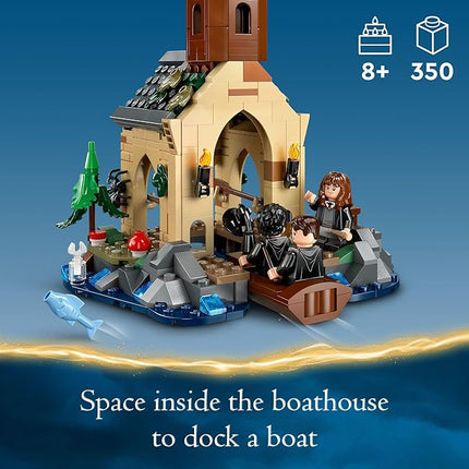 LEGO Harry Potter Hogwarts Boat House Building Toys - Harry Potter Toys for Kids, Girls & Boys, Age 8+ - Birthday Gift with 5 Minifigures - 76426