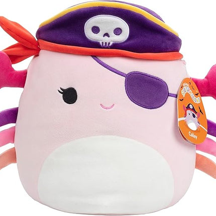 Squishmallows Original 10-Inch Cailey The Pirate Crab - Official Jazwares Halloween Plush - Collectible Soft & Squishy Pillow Stuffed Animal Toy - Amazon Exclusive 2025 - Gift for Kids, Girls & Boys