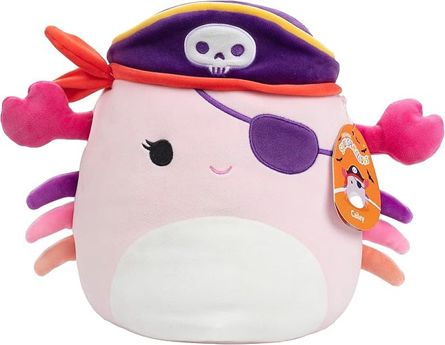 Squishmallows Original 10-Inch Cailey The Pirate Crab - Official Jazwares Halloween Plush - Collectible Soft & Squishy Pillow Stuffed Animal Toy - Amazon Exclusive 2025 - Gift for Kids, Girls & Boys
