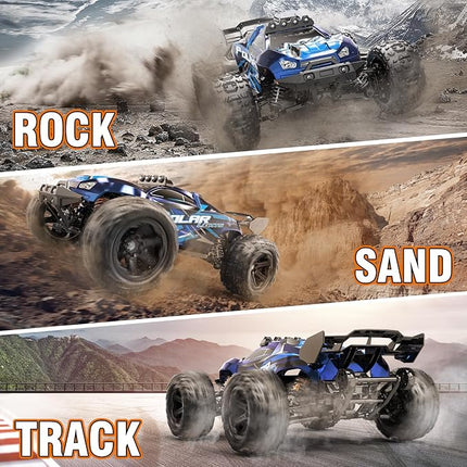 Rc Cars 1:14 All Terrain RC Car for Adults & Boys, 4WD Off-Road RC Truck High Speed Fast 40+ KPH, 4X4 Waterproof Remote Control Car with 2 Rechargeable 1300 mAh Batteries