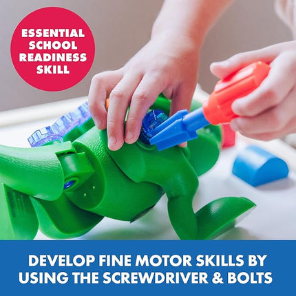 Educational Insights Design & Drill T-Rex Take Apart Dinosaur Toy, 13-Pieces, Preschool STEM Toy, Gift for Kids Ages 3+