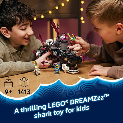 LEGO DREAMZzz Nightmare Shark Submarine Building Toy for Kids - Pretend Play Set & Figures for Boys & Girls, Ages 9+ - Rebuild as a Battleship or Submarine Toy - Gift Idea for Birthdays - 71500