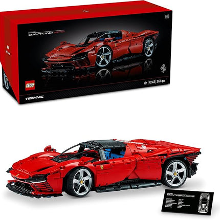 LEGO Technic Ferrari Daytona SP3 42143, Race Car Model Building Kit, 1:8 Scale Advanced Collectible Set for Adults, Ultimate Cars Concept Series, Great Anniversary and Father's Day Gift for Car Lover