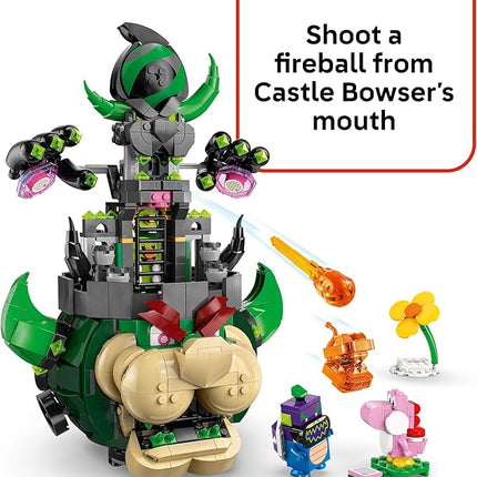 LEGO Super Mario Prince Florian & Castle Bowser Building Toy - Pretend Play Set for Boys & Girls, Ages 9+ - Building Blocks for Kids W/Digital Action & 4 Toy Figures - Gift Idea for Birthdays - 72042