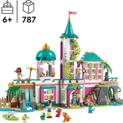 LEGO Disney Princess Castle & Royal Pets Kids Toy - Pretend Play Building Set for Girls and Boys, Ages 6+ - Includes Ariel, Rapunzel, Jasmine, Moana, and Mulan - Gift Idea for Birthdays - 43267