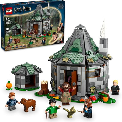 LEGO Harry Potter Hagrid's Hut: an Unexpected Visit - Harry Potter Toy for Boys & Girls Ages 8+ - Kids Building Toys W/Buildable House, 7 Minifigures & Dragon - 76428
