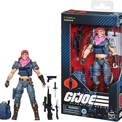 G.I. Joe Classified Series #146, Dreadnok Zandar, Collectible 6 Inch Action Figure with 5 Accessories