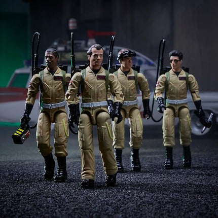 Ghostbusters Plasma Pack O-Ring Action Figure Set, 40th Anniversary 3.75-Inch-Scale (9cm) 4-Pack, Toys for Kids Ages 4 and Up