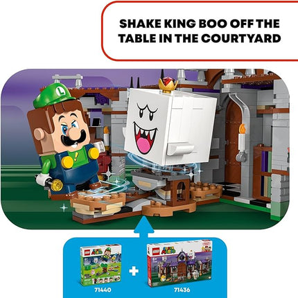 LEGO Super Mario King Boo's Haunted Mansion - Building Toy for Kids Ages 8+ - Mario Toy W/ 4 Minifigures - Gift for Boys, Girls, & Gamers - 71436