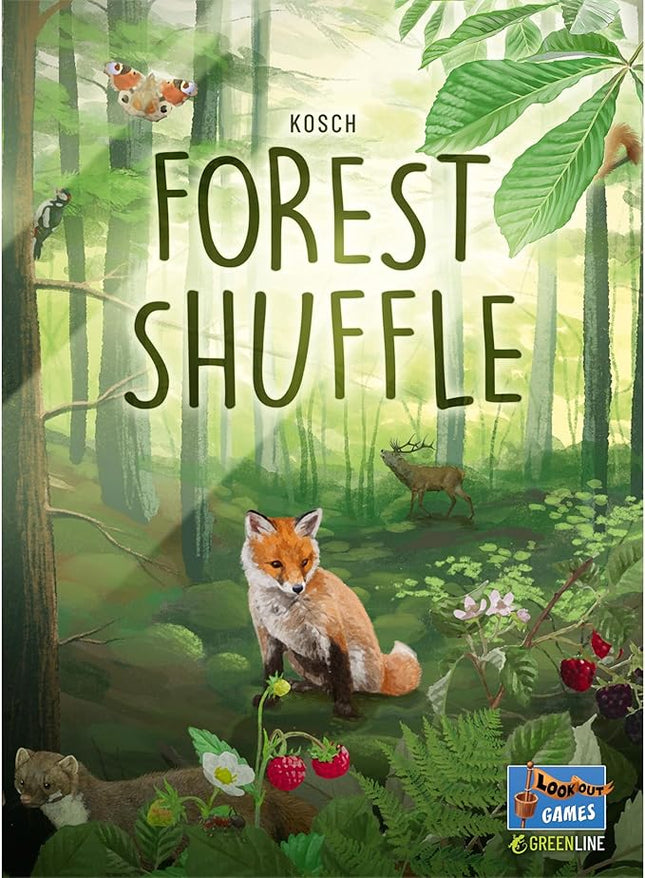 Lookout Games Forest Shuffle Card Game - Create an Ecological Paradise! Clever Strategy Game for Kids & Adults, Ages 10+, 2-5 Players, 60 Min Playtime, ECO-Friendly Packaging