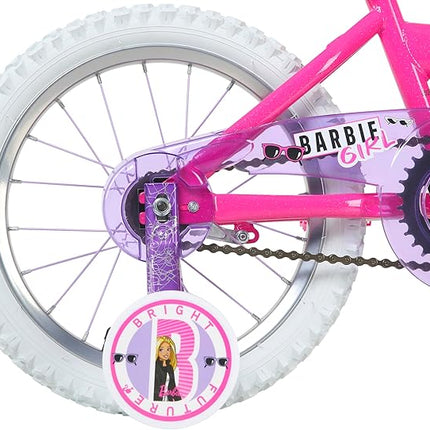 Dynacraft Barbie 12-18 Inch Girls BMX Bike for Age 3-9 Years - Fun and Stylish Design, Sturdy and Durable, Perfect for Kids Learning to Ride, Easy to Assemble, Ideal for Young Riders