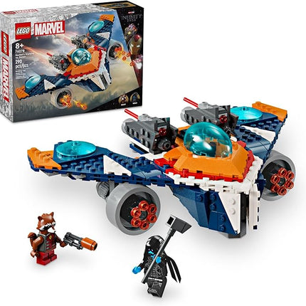 LEGO Marvel Rocket’s Warbird vs. Ronan, Buildable Super Hero Spaceship Toy for Kids, Guardians of The Galaxy Gift for Marvel Fans, Building Toy for Kids, Boys and Girls Aged 8 and Up, 76278