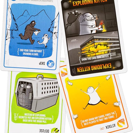 Exploding Kittens NSFW Edition 2-5 Players - Ages 17+ - 15 Minutes to Play - Party & Family Card Game for Adults