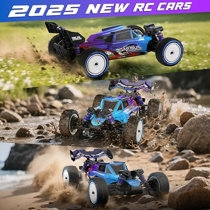 1/12 Brushless RC Cars for Adults,Fast 50mph Off-Road All Terrain Truck,4WD RC Buggy with 2.4GHz Remote Control and 3S Batteries,20W Fast Charging,RTR 4X4 Electric RC Cars