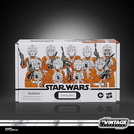 STAR WARS The Vintage Collection X-Wing Pilot 4-Pack, Ahsoka 3.75 Inch Collectible Action Figures