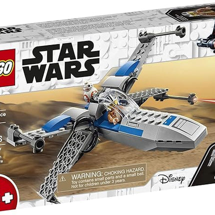 LEGO Star Wars Resistance X-Wing 75297 Building Kit; Awesome Starfighter Building Toy for Kids Aged 4 and Up, Featuring Poe Dameron and BB-8; New 2021 (60 Pieces)