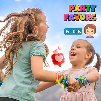 UpBrands 120 Students Incentives Friendship Zipper Bracelets 7.5”, Easter Favors for Kids, Stress Relief Quiet Fidget Toys, Kit for Kids Valentine Gifts, Goodie Bags, Easter Egg Fillers, School Prizes