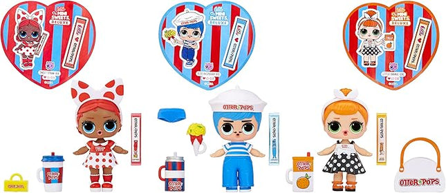L.O.L. Surprise! Loves Mini Sweets Otter Pops Deluxe Pack with 20+ Surprises, Including 3 Collectible Dolls and Accessories, Holiday Toy, Great Gift Kids Ages 4 5 6+ Years Old(Multi Color)