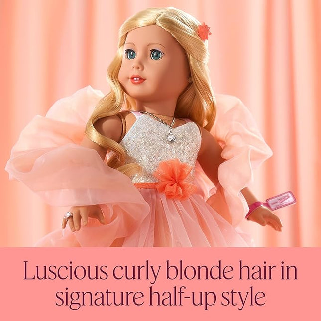 American Girl, Barbie, 18-inch Doll, Peaches ’n Cream Collector Doll with Blonde Hair, for Ages 8+