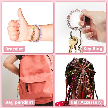 GIAT Friendship Bracelet Making Kit for Girls - Crafts for Girls 8-12 Years Old, DIY Arts and Crafts Toys for Kids Age 6, 7, 8, 9, 10, 11, 12 Years Old, Best Gifts Ideas