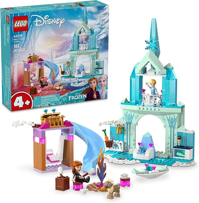 LEGO Disney Frozen Elsa’s Frozen Princess Castle Building Toys Set - Frozen Toys for Kids, Girls & Boys, Ages 4+ - Birthday Gift Idea - 43238