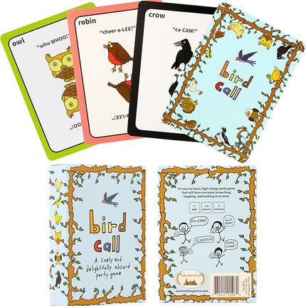 Bird Call - A Lively and Delightfully Absurd 5-Minute Party Game - High Energy Game - Bird Gifts - Bird Watching Gifts - Gifts for Bird Lovers - 3-8 Players and Ages 7+