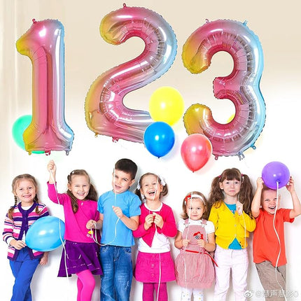 Smlpuame 40 inch Number Balloon 0-9 Green Large Number 17 Balloons,Digital Balloons for Birthday Party Celebration Decorations Supplies, Helium Foil Number Balloons for Wedding Anniversary