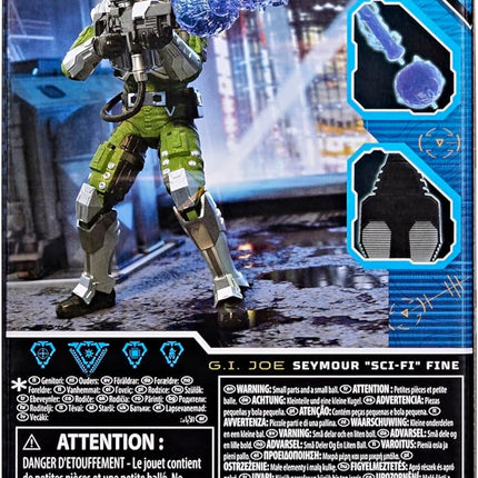 G.I. Joe Classified Series #177, Seymour “Sci-Fi” Fine, Collectible 6 Inch Action Figure with 8 Accessories