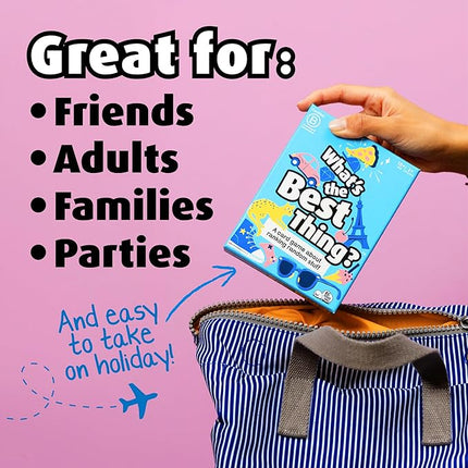 What's The Best Thing Hilarious Ranking Board Game for Teens and Adults, Perfect for Birthday Parties and Game Nights