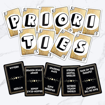 Hasbro Gaming Priorities Fourth Wing Edition Game | Officially Licensed Party Game Inspired by Empyrean Series | Ages 17+ | 3+ Players | 20 Mins.
