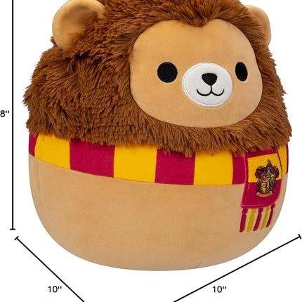 Squishmallows Original Harry Potter 10-Inch Gryffindor Lion Plush - Medium-Sized Ultrasoft Official Jazwares Plush