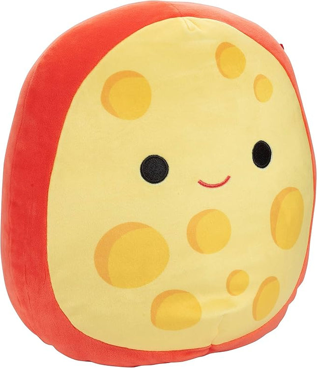 Squishmallow 10" Mannon The Gouda Plush - Official Jazwares - Soft Stuffed Animal Pillow Collectible Cute Cheese Toy for Kids, Teens & Adults - Gift for Holidays, Birthdays & Collectors
