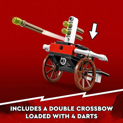 LEGO NINJAGO Jay’s Titan Mech 71785, Large Action Figure Set, Battle Toy for Kids, Boys and Girls with 5 Minifigures & Stud-Shooting Crossbow Playset