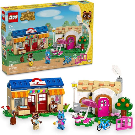 LEGO Animal Crossing Nook’s Cranny & Rosie's House, Buildable Video Game Toy for Kids, Includes 2 Animal Crossing Toy Figures, Birthday Gift Idea for Girls and Boys Aged 7 and Up, 77050