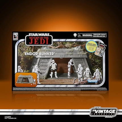 STAR WARS The Vintage Collection Endor Bunker, Return of The Jedi 3.75-Inch Collectible Playset with Action Figure, Ages 4 and Up