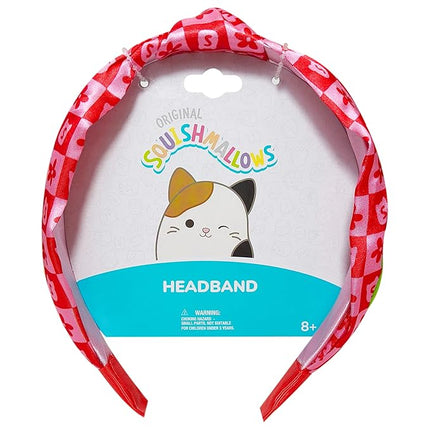 LUV HER Licensed Squishmallows Knotted Headband - Thick Headbands For Girls - One Size Fit All - Hair Accessories For Her Ages 8+