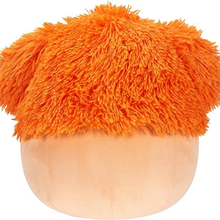 Squishmallows Original 12-Inch Shasta Peach Bigfoot with Tropical Flower - Official Jazwares Plush