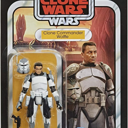 STAR WARS The Vintage Collection Clone Commander Wolffe Toy, 3.75-Inch-Scale The Clone Wars Action Figure, Kids Ages 4 and Up