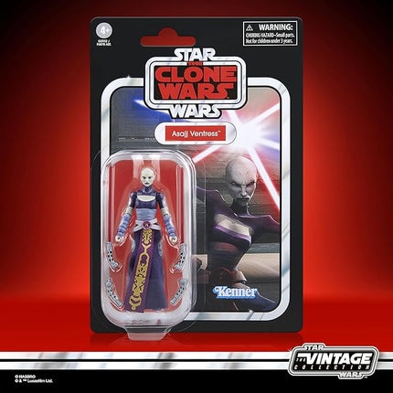 STAR WARS The Vintage Collection Asajj Ventress, The Clone Wars 3.75 Inch Premium Collectible Action Figure