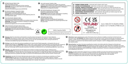 Toyland® Foil Barbie Balloon Pack - 1 x 42" Character Shape Balloon & 1 x 40" Number Balloon - Kids Party Decorations