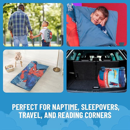 Jay Franco Marvel Spiderman Spidey Dots Slumber Sack - Cozy & Warm Kids Lightweight Slumber Bag/Sleeping Bag