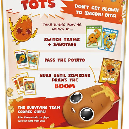 Hasbro Gaming Traitor Tots Card Game | Explosive Potato Party Card Game for Families and Adults | 3 to 10 Players | 25 Mins. Average | Indoor Summer Activities | Ages 8+