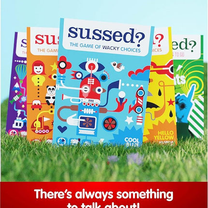 SUSSED The Wacky ‘What Would You Do’ Card Game - Social Fun for Teens, Boys, Girls for Kids Ages 10+ & Adults - Blue Pack
