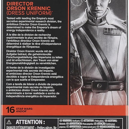 Star Wars The Black Series, Director Orson Krennic, Andor Action Figure (15 cm)